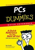 PCs_for_dummies_quick_reference